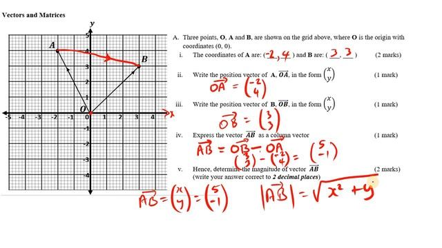 Question 6a Vectors | Position and Displacement Vectors | Triangular law of vectors | Vector Length смотреть онлайн