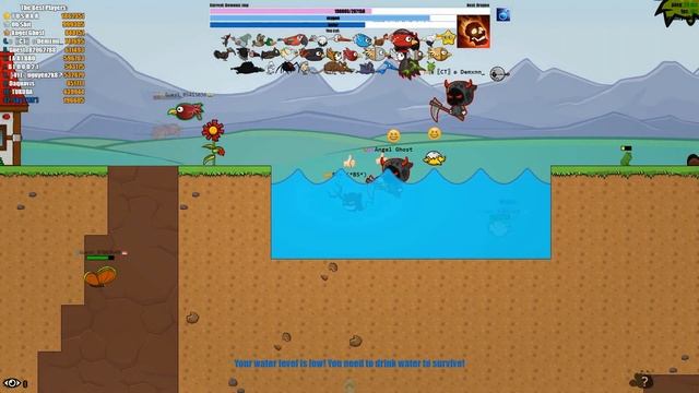 All Animals Evolution With Lunar Dragon Reaper (EvoWorld.io) смотреть онлайн