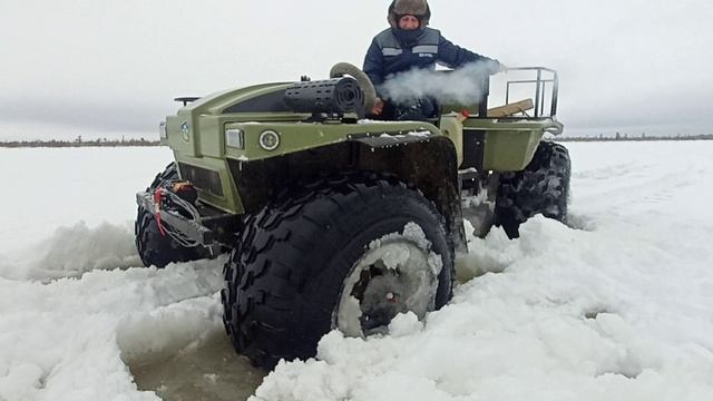 вездеход болотоход наледь смотреть онлайн