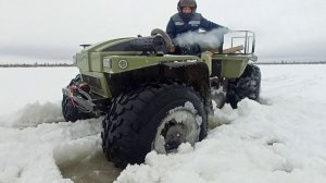 вездеход болотоход наледь