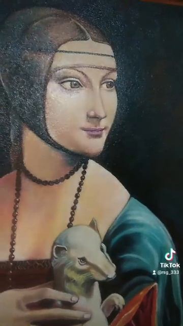 La dama de Armiño #Roxanaart #Perú #pintura #Oleo #leonardodavinci #Classicart #chincha смотреть онлайн