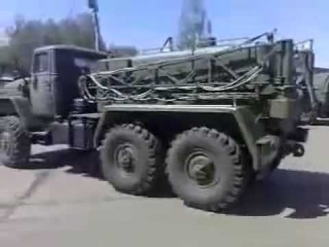УРАЛ 4320 RUSSIAN TRUCK  Уралы 4320 АПА 5Д Ural 4320 APA 5D army trucks wmv КАМАЗ