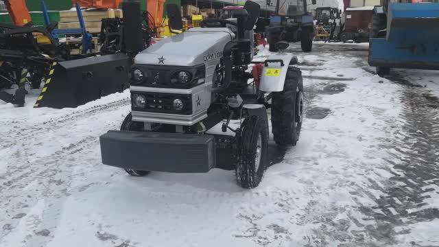 Минитрактор Скаут Т220В Новинка 2020г! смотреть онлайн