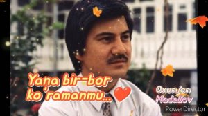 OXUNJON MADALIYEV-  ОХУНЖОН МАДАЛИЕВ-- ЯНА БИР БОР КЎРАМАНМУ❤