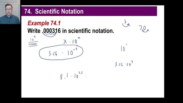 Saxon Math - Algebra 1: 3rd Edition (Lesson 74 - Scientific Notation) смотреть онлайн