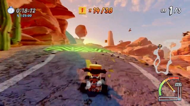 Crash™ Team Racing Nitro-Fueled- Dingo Canyon- Relic- 1:22:96 смотреть онлайн