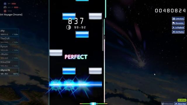 osu mania - musynx(Lime)-8bit Voyager 4.17* смотреть онлайн