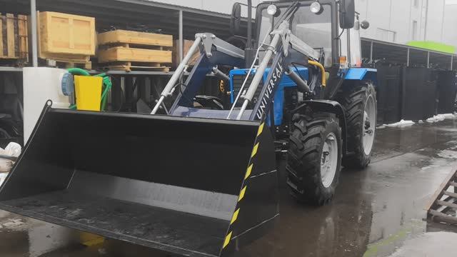 Мтз 82.1 с погрузчиком универсал VIP Robust смотреть онлайн