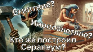 Кто же построил Серапеум? Египтяне? Инопланетяне?