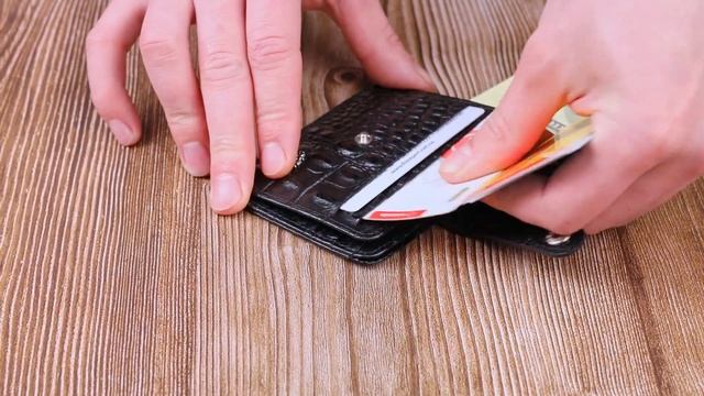 Обзор кожаной визитницы KARYA 20968 смотреть онлайн