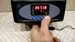 Настройка клапана умягчителя RUNXIN F65B3 - первый вариант