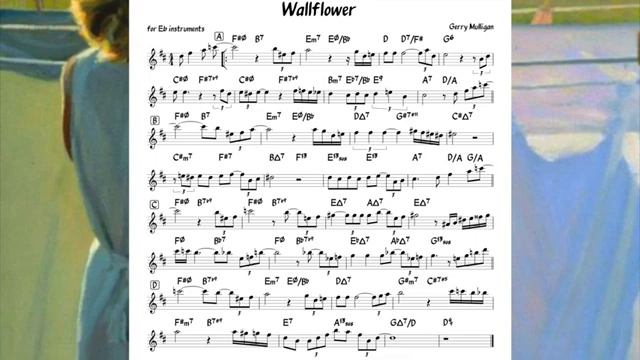 Wallflower Gerry Mulligan Backing track score for Eb alto instruments_270p_360p смотреть онлайн