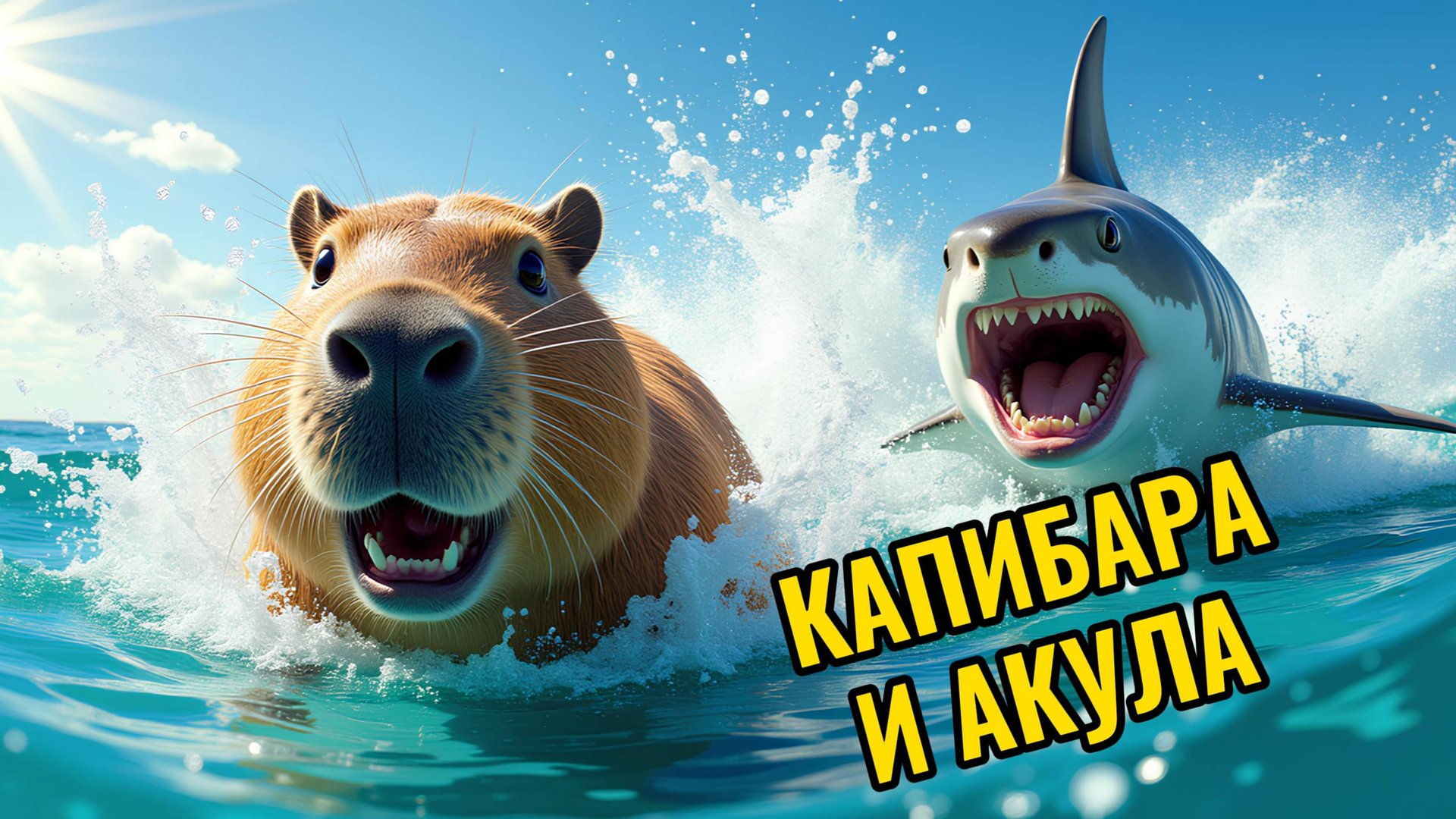 КАПИБАРА И АКУЛА смотреть онлайн