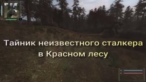 ОП 2.1 "ТАЙНИК ОПЫТНОГО СТАЛКЕРА" в Красном Лесу.