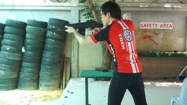 Saiga exp-01 test with drum mag 12 round / THAIARMS SLUG смотреть онлайн