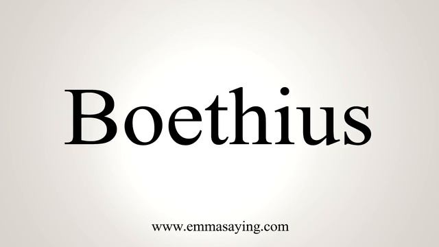 How To Say Boethius смотреть онлайн