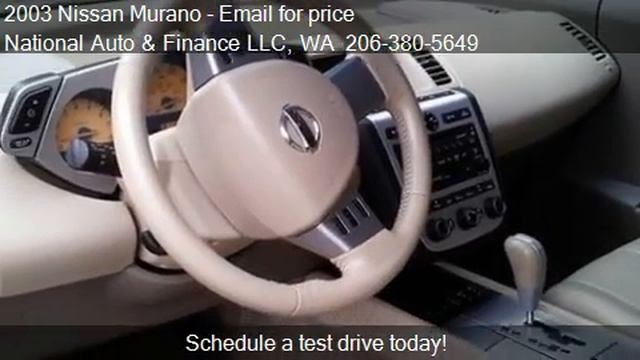 2003 Nissan Murano SE - for sale in Bothell , WA 98012 смотреть онлайн