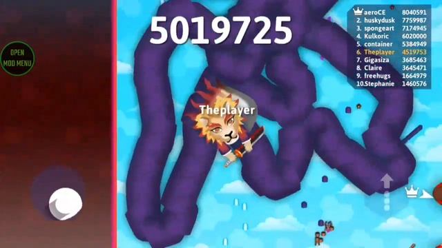 Snake.io Modmenu Gameplay #2