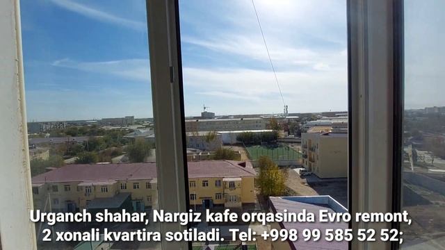 УРГАНЧ ШАХРИДА, ЕВРО РЕМОНТ 2 ХОНАЛИ КВАРТИРА СОТИЛАДИ. Хоразм уй жой нархлари 2022 смотреть онлайн