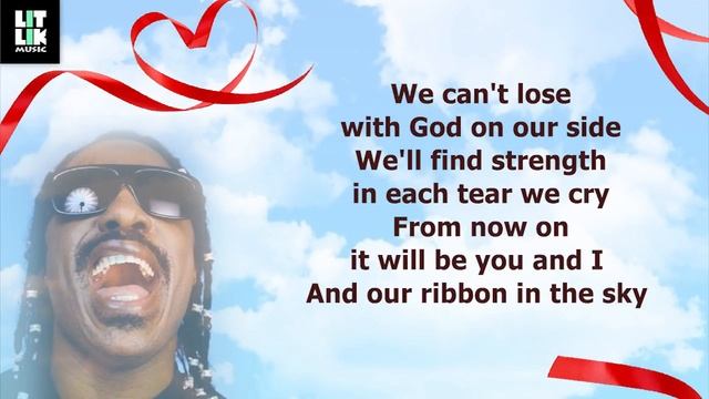 Stevie Wonder - Ribbon In The Sky (Lyrics) смотреть онлайн