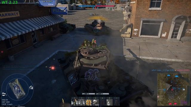 Tiger II против T29 T30 T34 #2/War Thunder RB смотреть онлайн