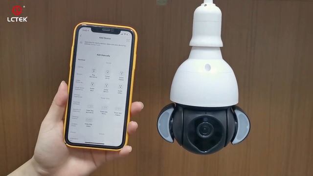 LCLCTEK Full HD 5MP Light Bulb PTZ Camera смотреть онлайн