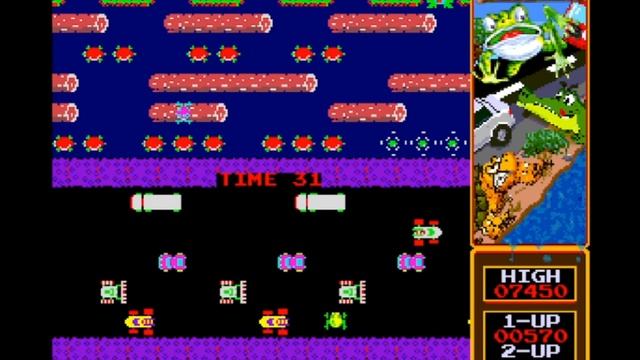 FROGGER ARCADE (R.A.M.S.) [ZX Spectrum Next] смотреть онлайн
