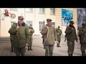 Строевые приемы на месте АК 74