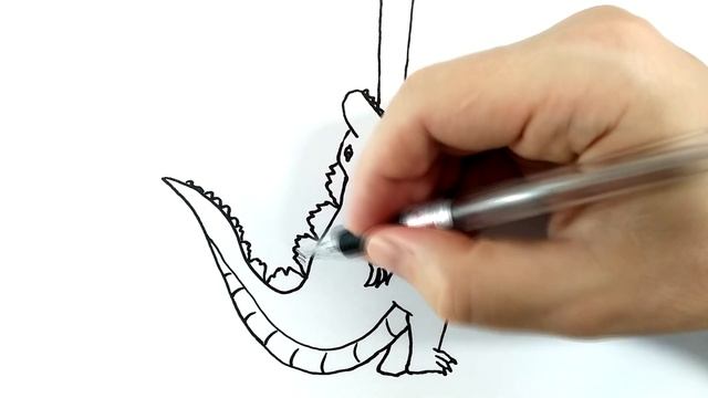 How to draw GODZILLA from number 1 смотреть онлайн