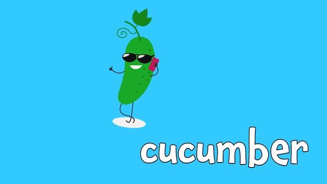 Vegetables for Kids! Learn Vegetable Names in English for Preschoolers and Toddlers смотреть онлайн