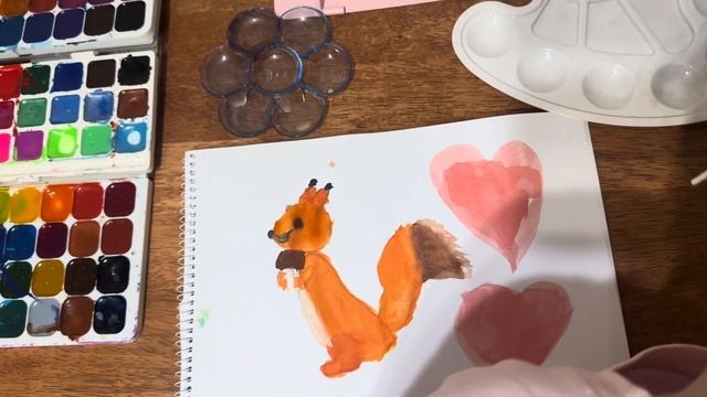🌸рисую🌸белку🌸и ежа смотреть онлайн