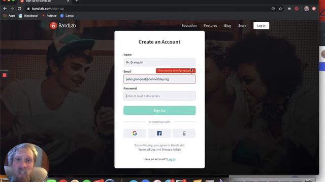 Setting Up Bandlab Account