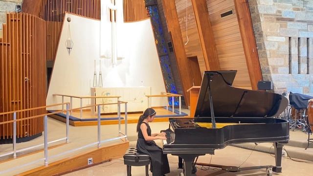Helena Ellis performance “Frech Suite No.2 in C Minor IV Air “ by J.S. Bach смотреть онлайн