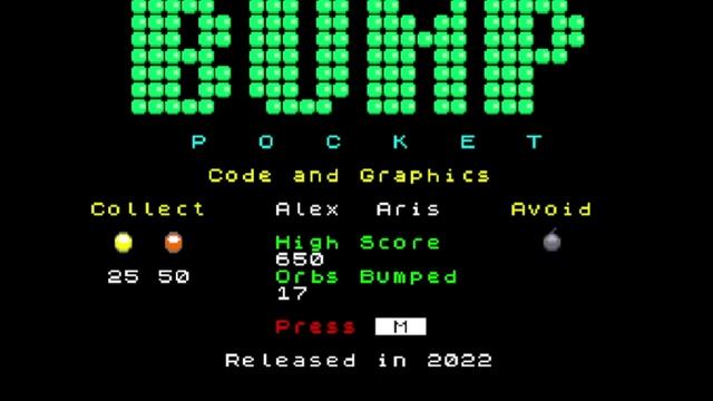 BUMP POCKET (2022) ZX Spectrum Next