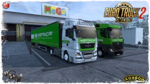 "ЛидетТранс" ● Euro Truck Simulator 2 ● КОНВОЙ с МОДАМИ