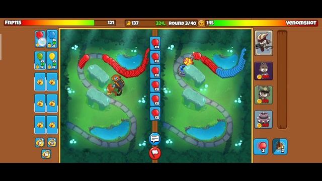 beating pay to win noob in yellow stadium - Bloons TD battles 2 gameplay смотреть онлайн
