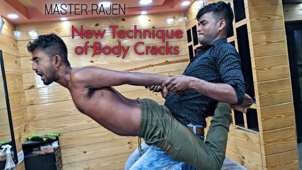 New technique Body Cracking by Master Rajen | Head & Body Massage | ASMR