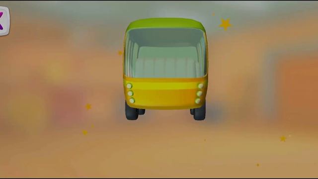 Собираем по частям машинки. Самолетик, автобус и кабриолет.