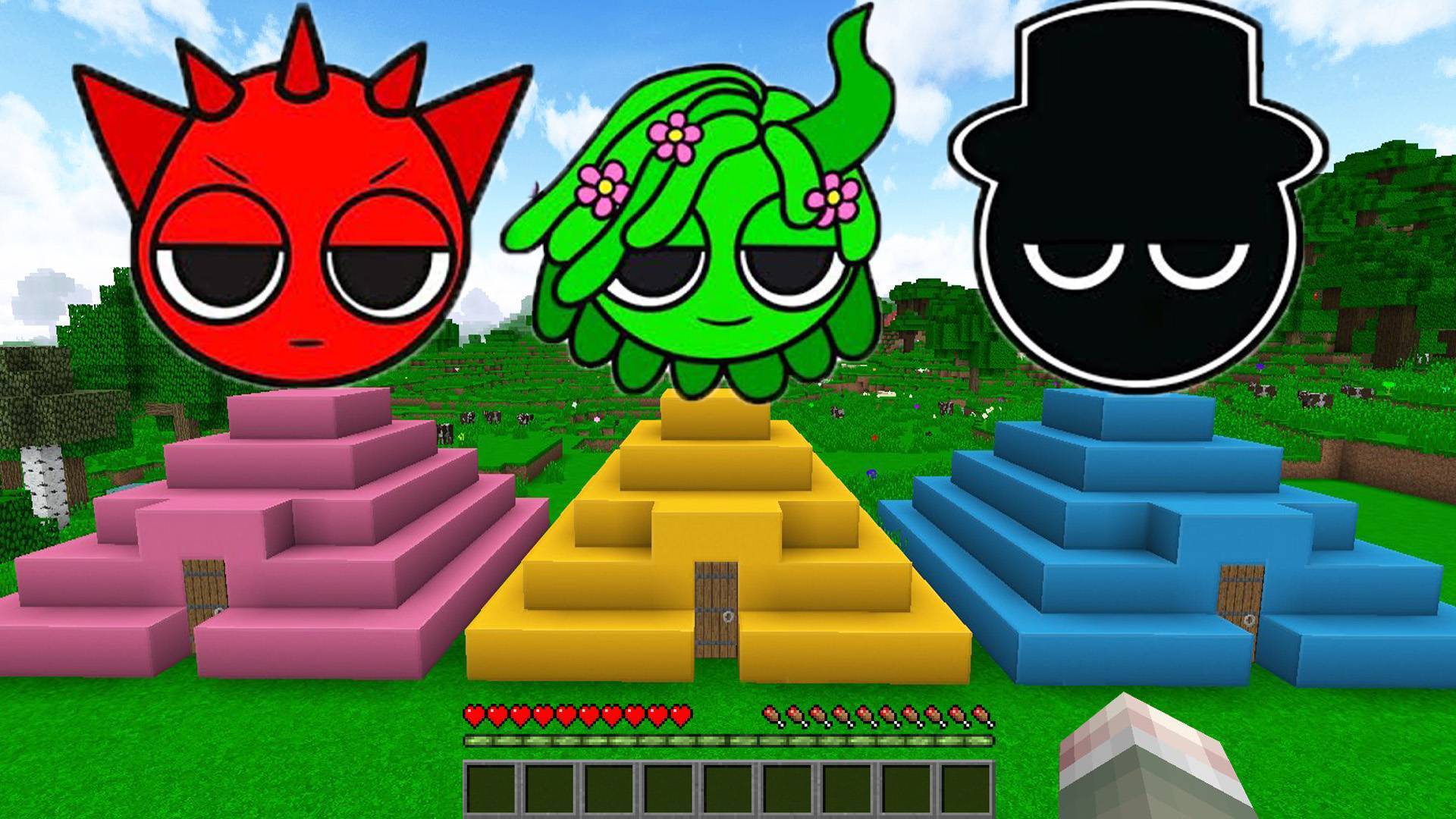 ВЫБЕРИ ДОМ ИСПЫТАНИЕ ВСЕ ВИДЫ СПРУНКИ В МАЙНКРАФТ смотреть онлайн