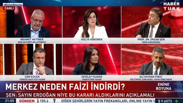 #CANLI - Enine Boyuna'da Merkez Bankası'nın faiz kararı ve ekonominin durumu konuşuluyor смотреть онлайн