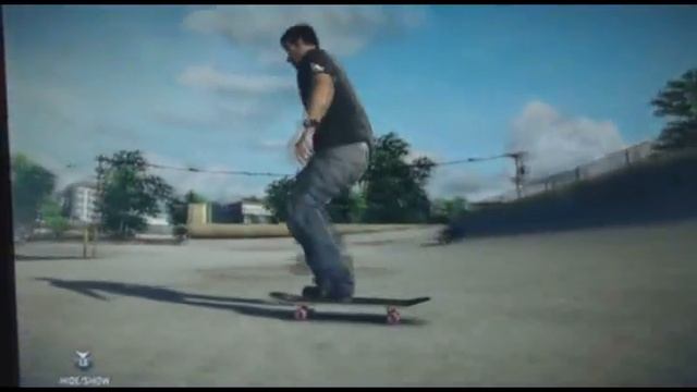 EA Skate. 3 Hippie Flip 360's in a row смотреть онлайн