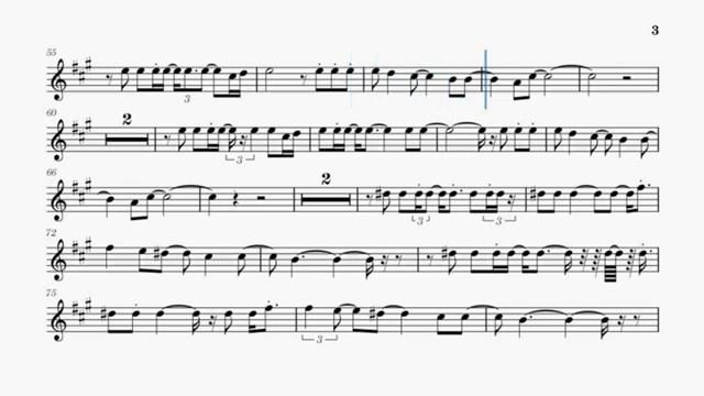 Why (Annie Lennox) Alto Sax Eb Sheet Music(360P) смотреть онлайн