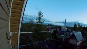 21 06 2017г .закат на даче.