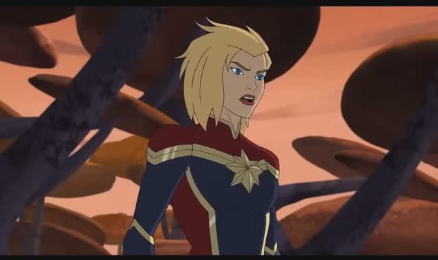 Капитан марвел Стражи галактик Мстители мульт клип песня Искуственный Интелект - Внутри огня смотреть онлайн