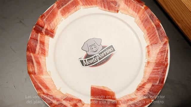 Corte de Jamón puro de Bellota Ibérico 100% Monteporrino смотреть онлайн