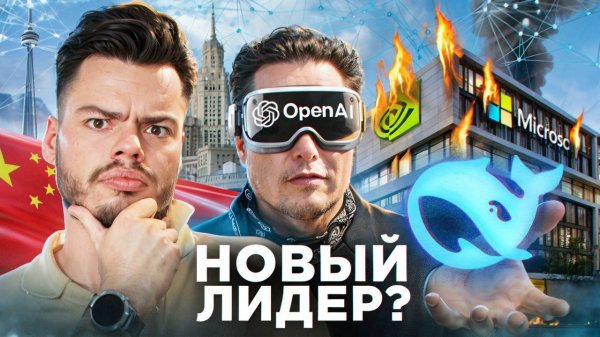 DeepSeek: конкурент ChatGPT захватывает рынок ИИ. Конец OpenAI?