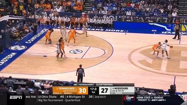 Kobe Brown vs TENN 24 PTS 3.10.23 смотреть онлайн