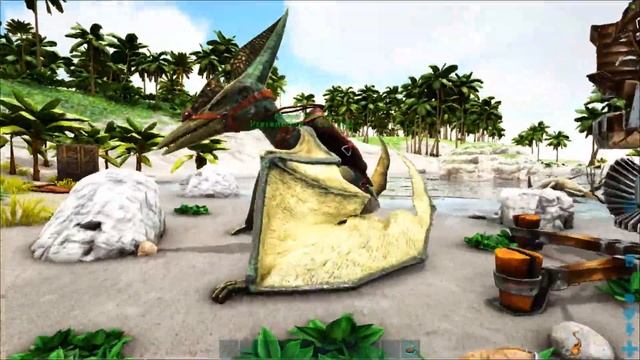ARK Crystal Isles Tropeognathus EASY Tame смотреть онлайн