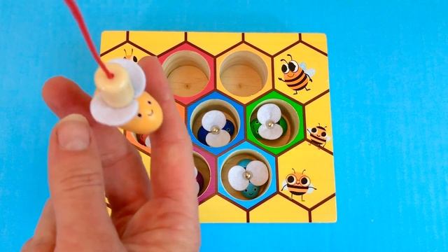 Best MATCHING COLORS Colours Video Game Bee Hive Fishing Toddlers Kids Babies смотреть онлайн