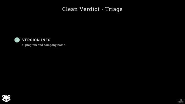 7. File analysis verdicts 3. Clean vs malicious—approaches for clean file analysis смотреть онлайн
